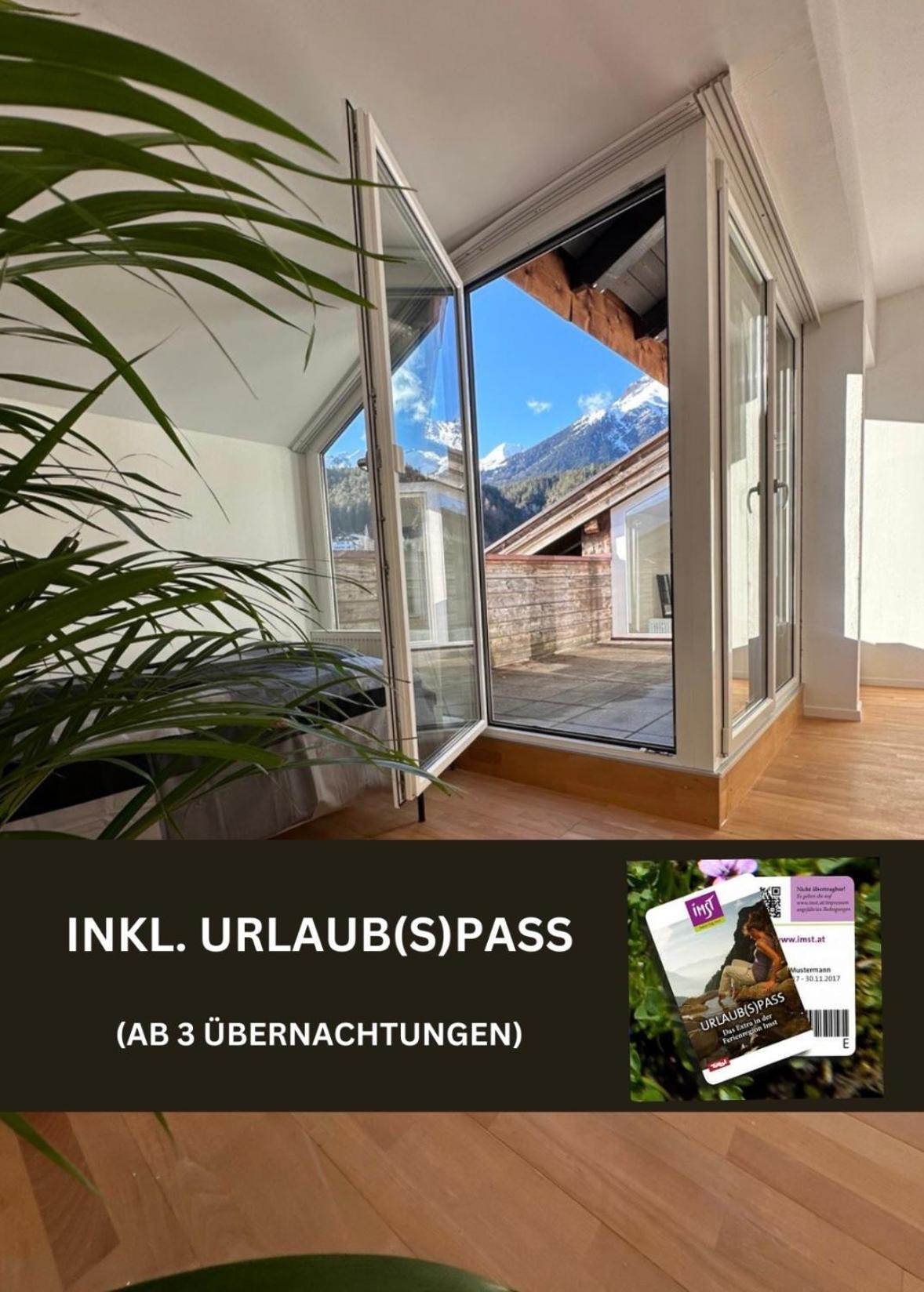 Geraeumiges Sonniges Apartment Mit Bergblick Imst Extérieur photo